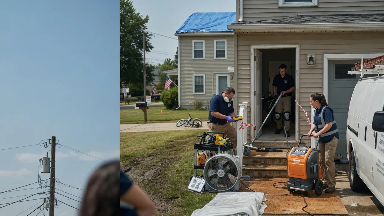 Water Damage Repair in Cecil, PA near me